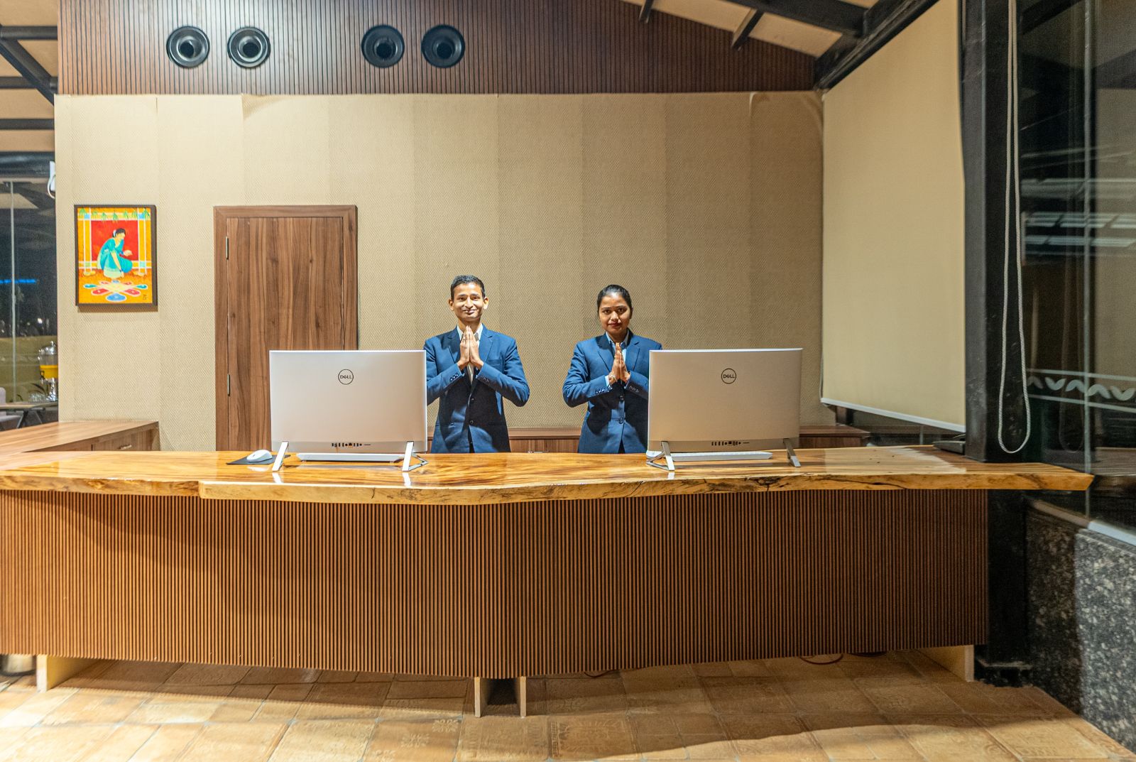 serene resort hyderabad reception area (1)