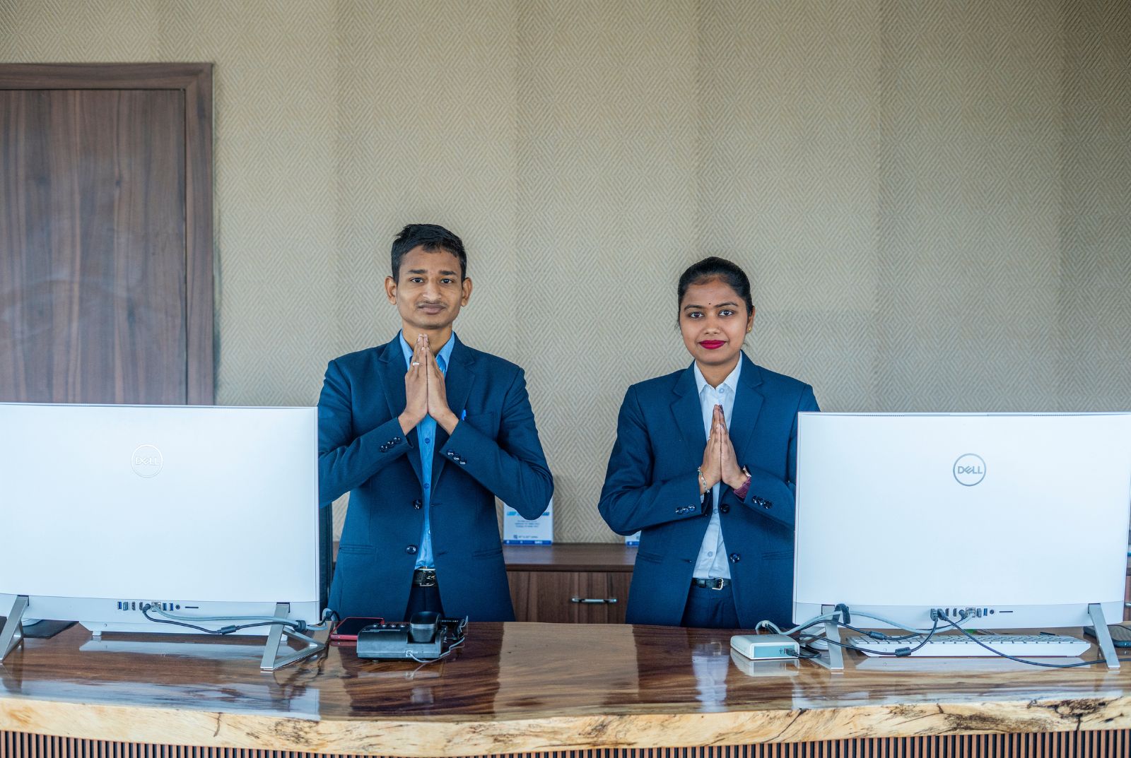 serene resort hyderabad reception area