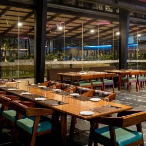 serene resort hyderabad dining